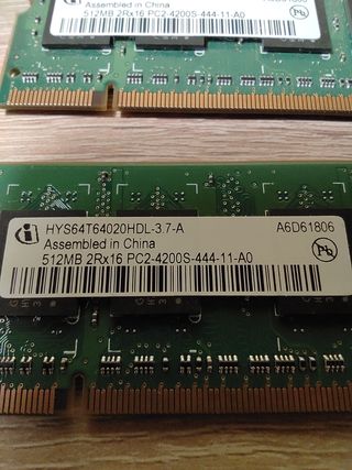 RAM DDR2 SODIMM (PARA PORTÁTIL) 