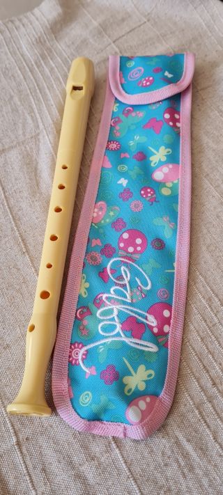 Flauta con funda
