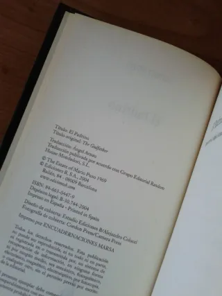 El Padrino 30 aniversario, Mafia, Capone, Puzzo