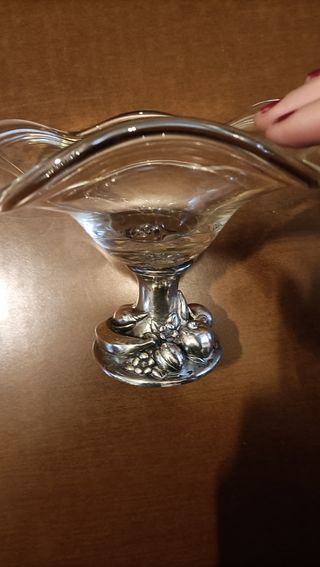 Vassoio/alzatina vetro