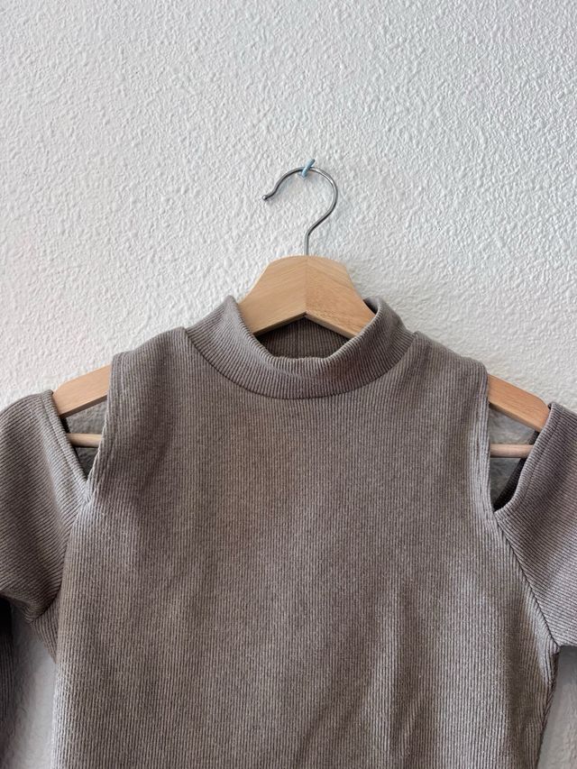 Jersey marrón mujer