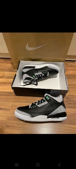 Jordan 3 Retro Glow green