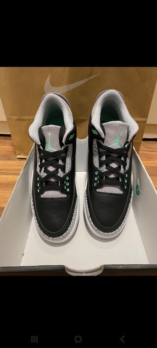 Jordan 3 Retro Glow green