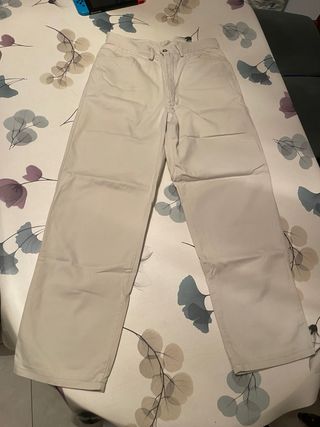 Pantalón hombre blanco