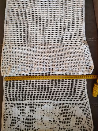 Coppia di tende fatte a mano