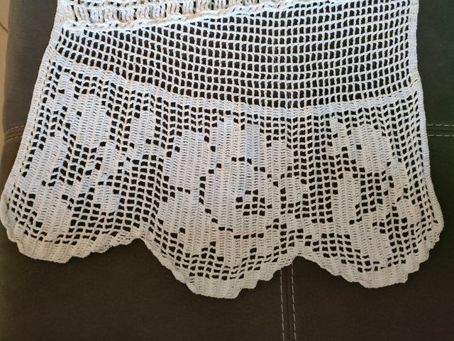 Coppia di tende fatte a mano