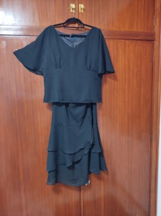 Vestido de señora , dos piezas