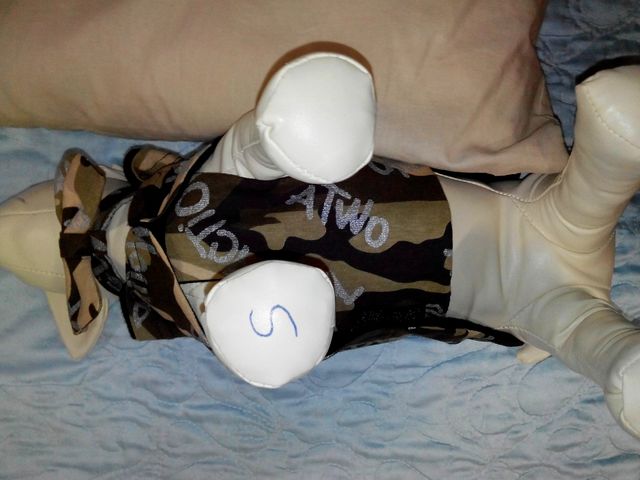 Vestito cane Tg S mimetica con fifi`