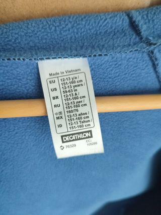 Chaqueta polar senderismo