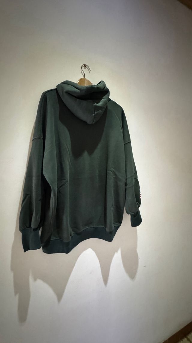 Felpa unisex verde scuro