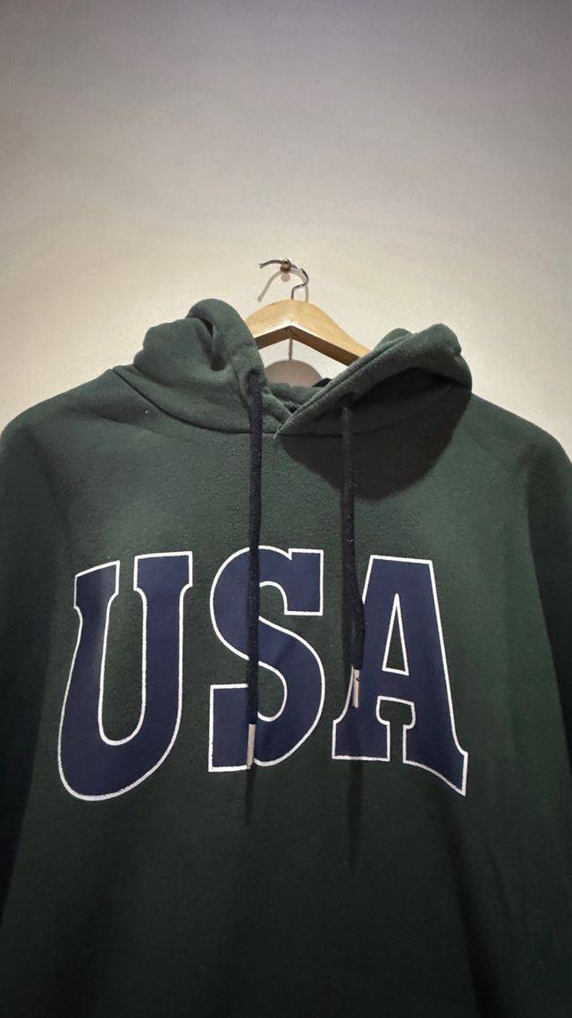 Felpa unisex verde scuro