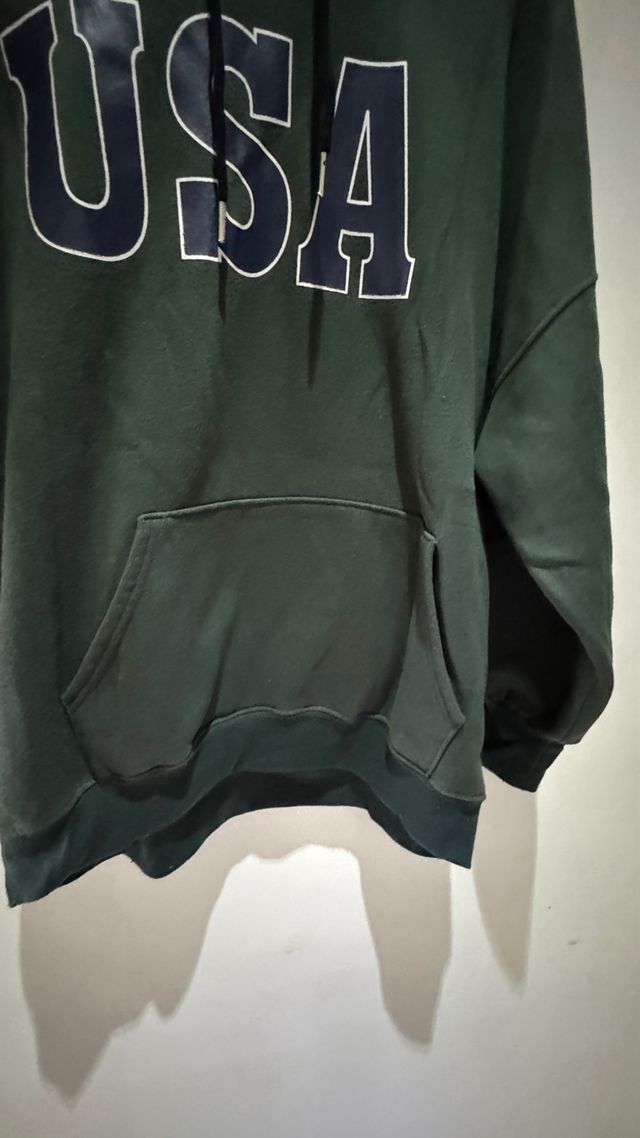 Felpa unisex verde scuro