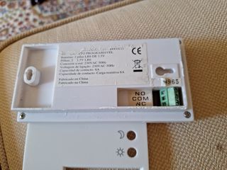 Programador de gas  y calefacción 