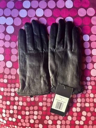 GUANTES PIEL DE CABALLERO. Talla 9