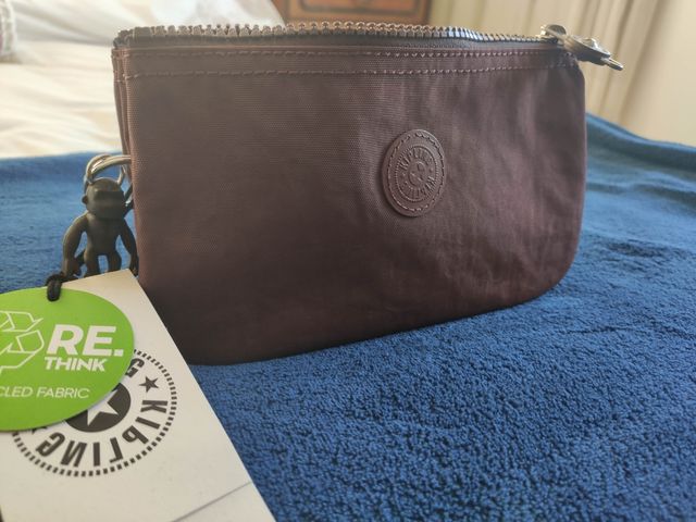 Monedero grande Kipling burdeos