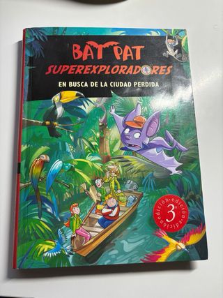 Coleccion 3 libros de la saga Batpat