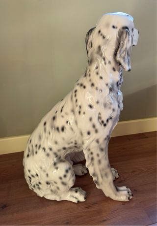 Setter dog vintage sculpture/escult. perro setter