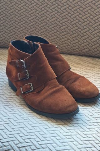 Botín Alpe piel marrón mujer 38