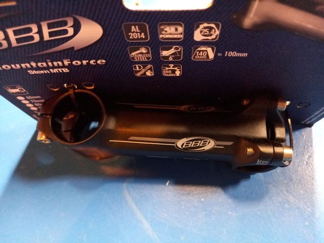 Potencia Bici BBB 1.1/8" 25.4mm 100mm