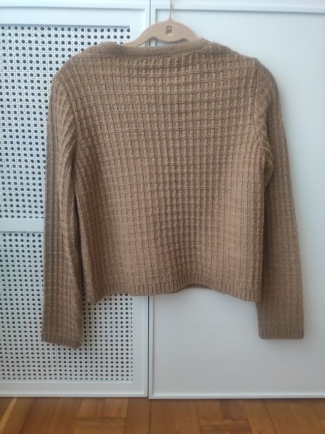 Cárdigan chaqueta botones marrón Mango