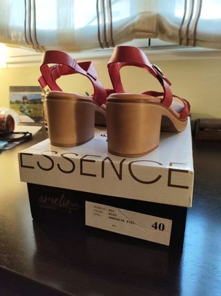 Sandalias Mujer Amelie Essence rojas