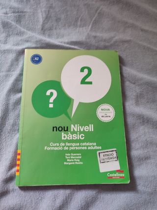 Nou Nivell Bàsic 2: Curs de Llengua Catalana-Formació de Persones Adultes