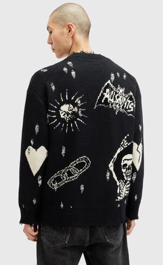 Jersey de punto gótico Allsaints