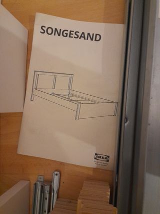 Estructura de cama con somier