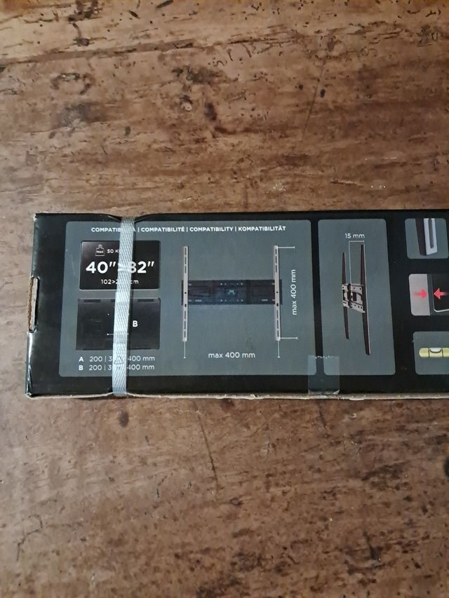 Meliconi staffa per tv da muro fissa