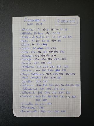 Cromos ADRENALYN XL 22-23