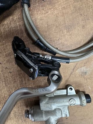 Maneta drecha freno trasero supermotard