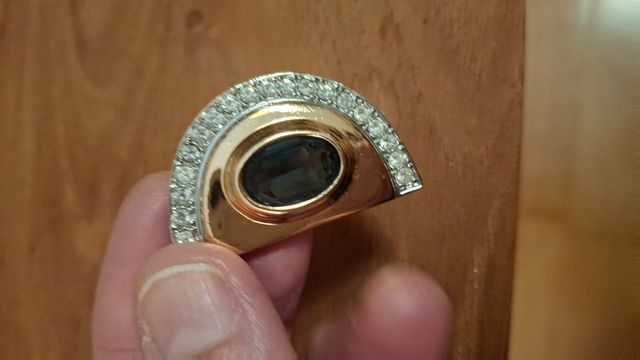 Pendientes botón media luna ☪️ vintage