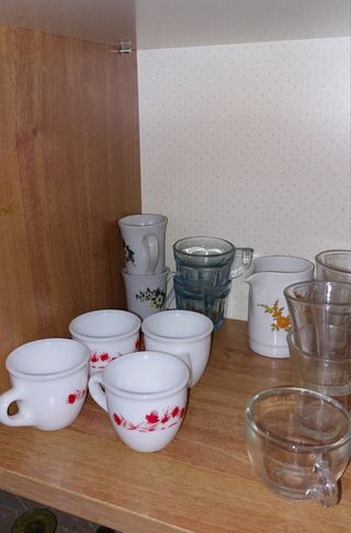 Set 13 tazze/bicchieri da caffè+Bricchetto Vintage