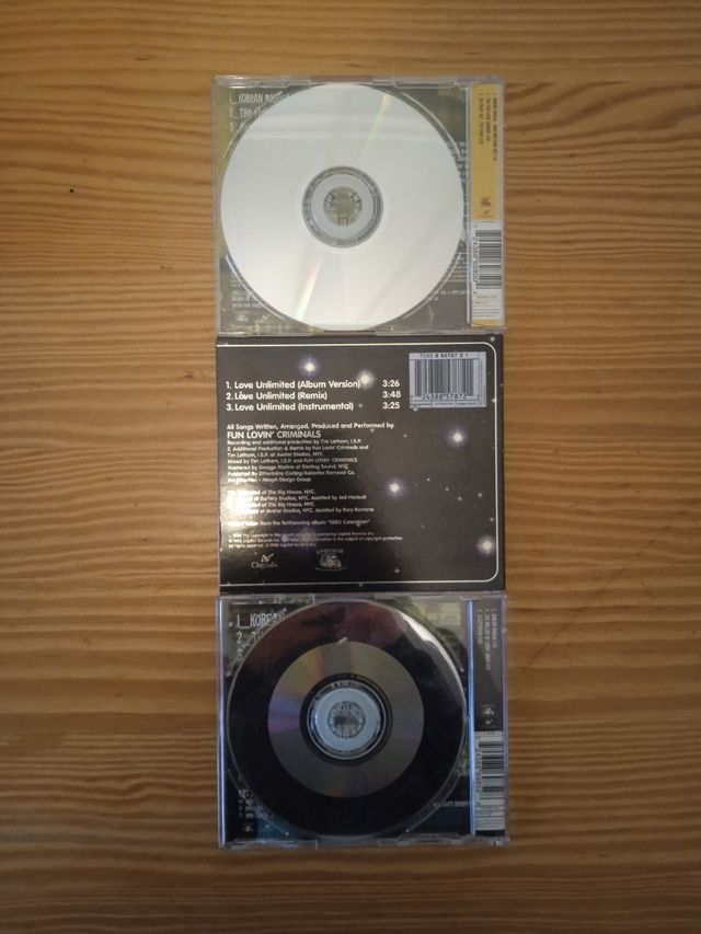 Fun Lovin' Criminals cd singles