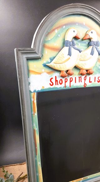 Lavagnetta da appendere segna lista della spesa