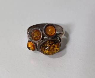 Anillo piedra plata