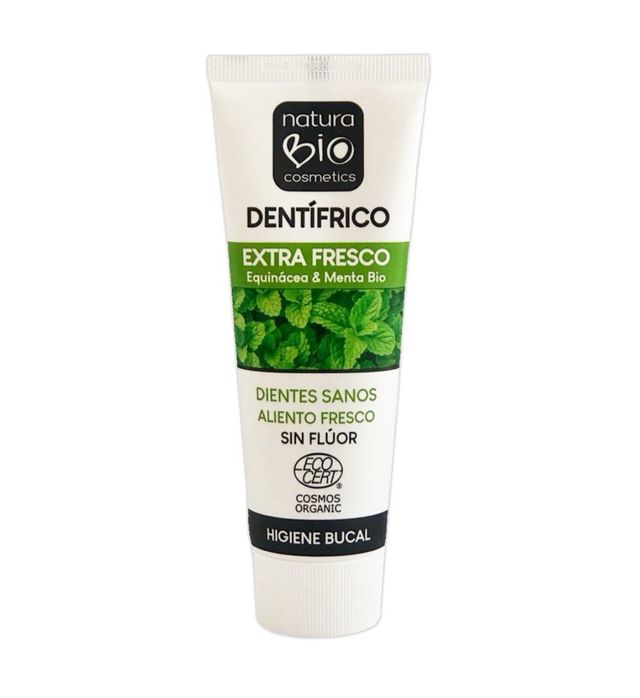 Pack de 5 Dentífricos Naturabio a elegir de 75 ml.