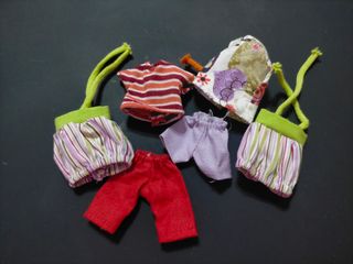 Lote ropa muñeco mellizos chabel