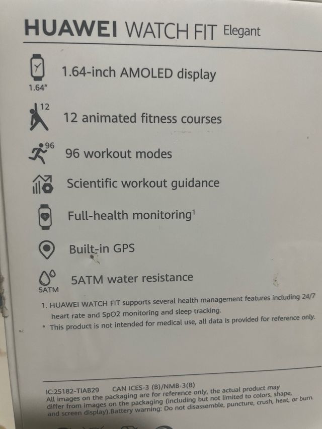 Huawei Watch Fit elegant