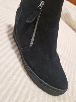 Botines piel mujer