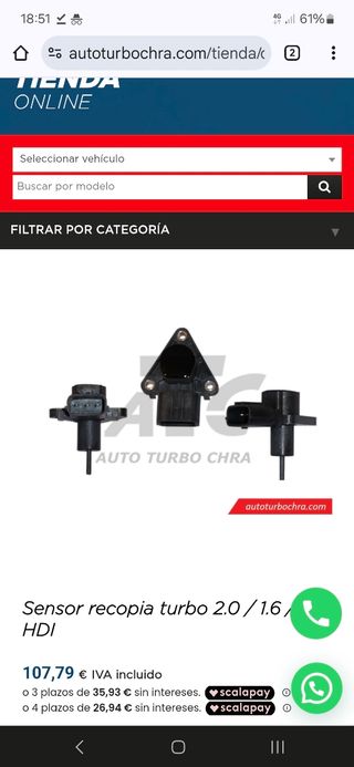 Sensor recopia posicion turbo   HDI