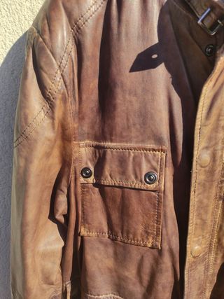 Chaqueta PIEL-HERVAS PIEL