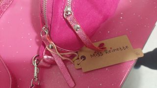 Riñonera rosa de piel nueva