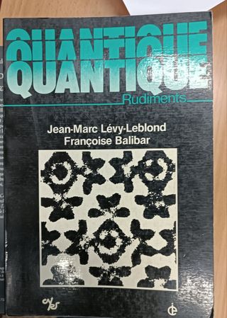 Física cuantica.Levy Leblond.Frances