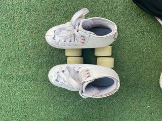 Patines 4 ruedas Roller Artístico Quad 100 Blanco 