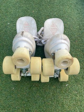 Patines 4 ruedas Roller Artístico Quad 100 Blanco 