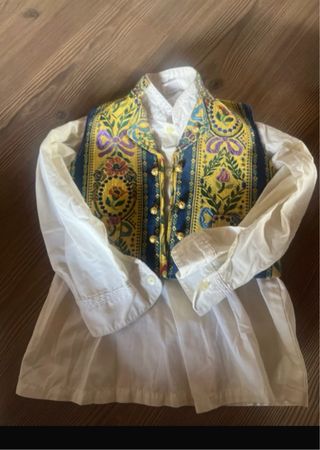 chaleco fallero bebe mas camisa.