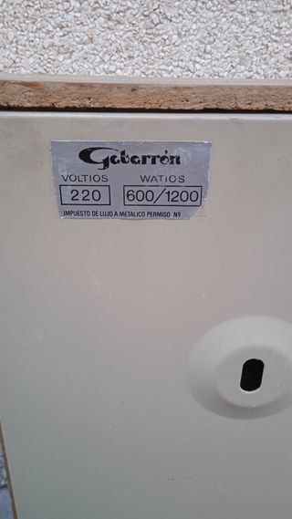 Estufa radiador calefacción antigua electrico