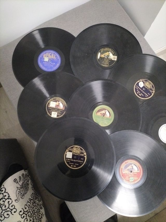 8 Vinilos de gramófono
