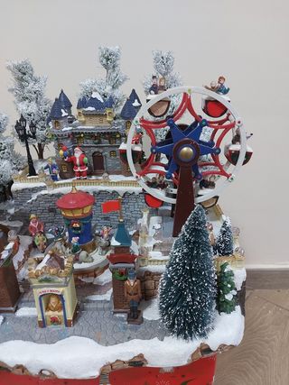 GIOSTRA NATALZIA con luci led, musica e movimento